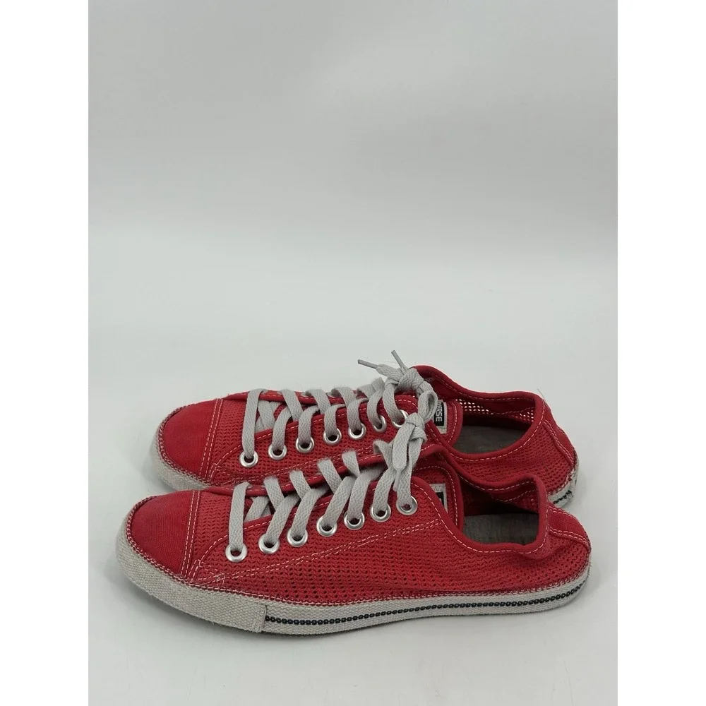 Converse Chuck Taylor Red All Star Low Top‎ Unisex Sneakers  Sz Men 9 - W/ 11